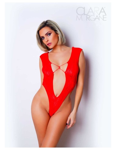 Nummer 2 Clara Morgane bodysuit - Rood