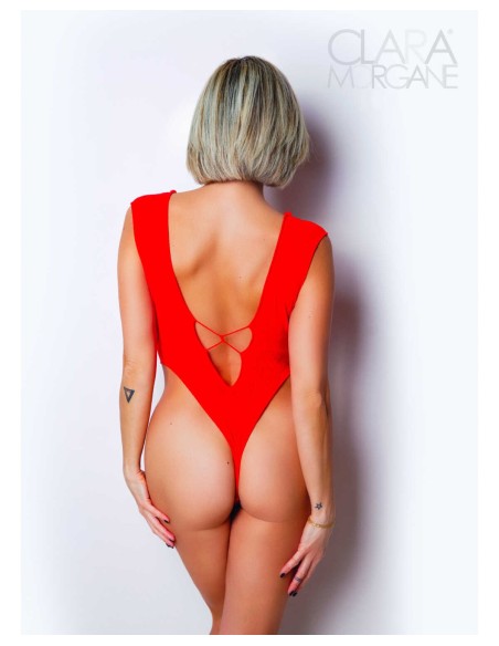 Number 2 Clara Morgane bodysuit - Red