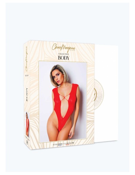 Number 2 Clara Morgane bodysuit - Red