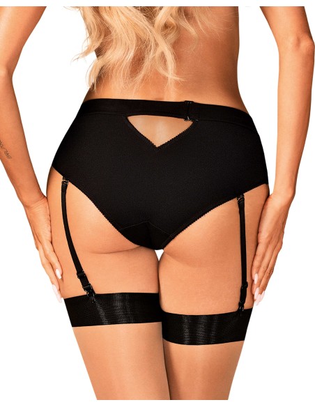 Editya Black garter panty
