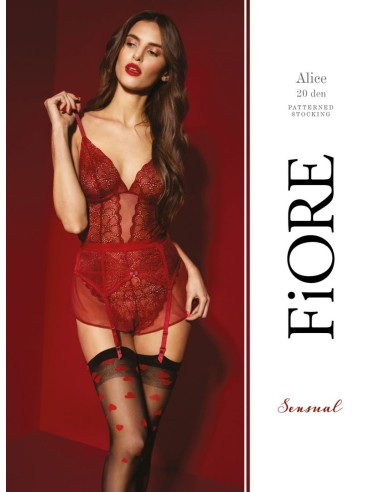 Alice Bas 20 DEN - Noir et Rouge