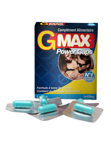 Gmax Power Caps Homme - 5 gélules