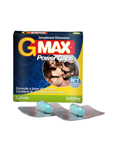 Gmax Power Caps Heren - 2 capsules