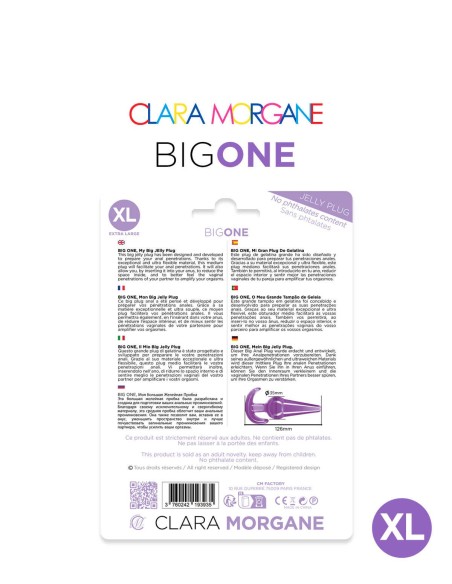 Big One Clara Morgane Púrpura XL