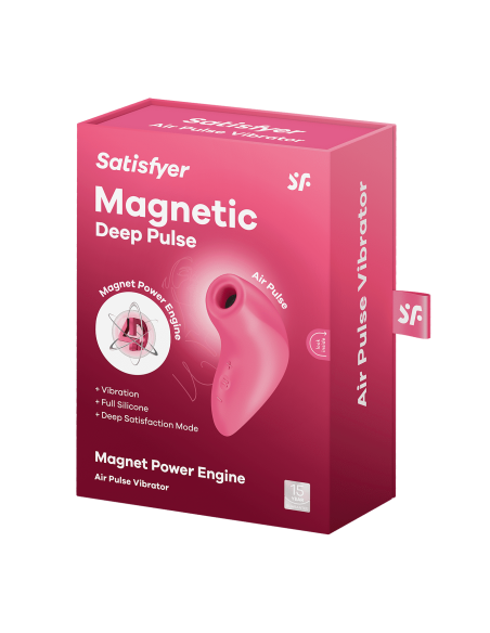 Magnetische diepe puls Satisfyer - Roze