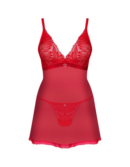Chilisa babydoll and thong - Red