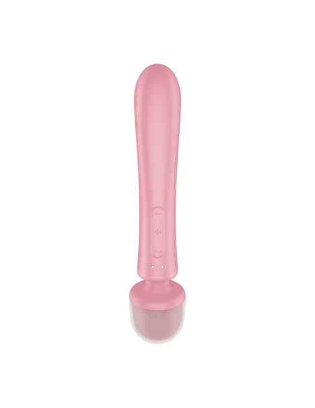Drievoudige minnaar Konijn en Wand Satisfyer - Roze