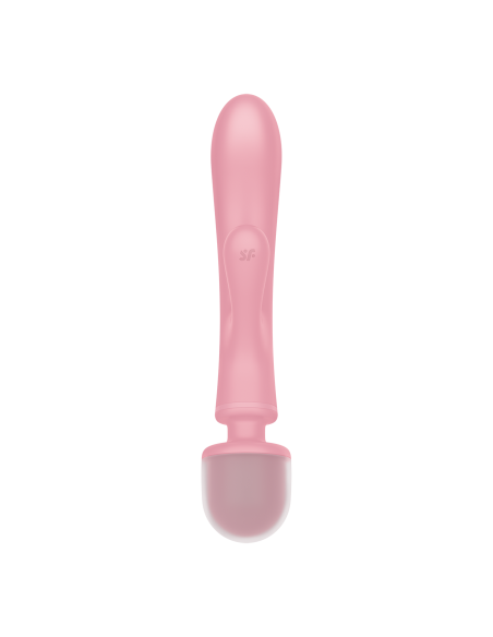 Drievoudige minnaar Konijn en Wand Satisfyer - Roze