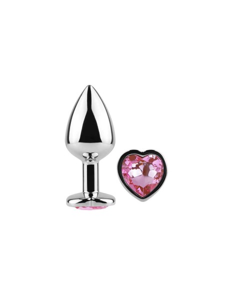 Secret play anal plug - Pink heart