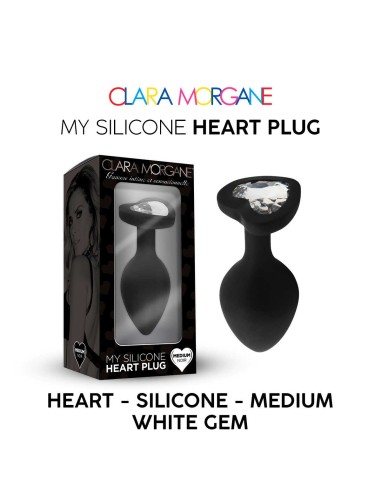 My Silicone Heart Plug - Black