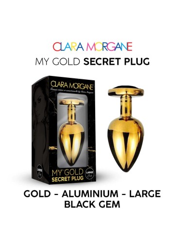 My Gold Secret Plug - Black