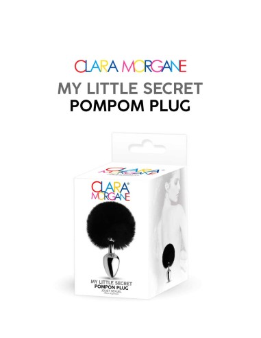 My little secret pompom plug - noir