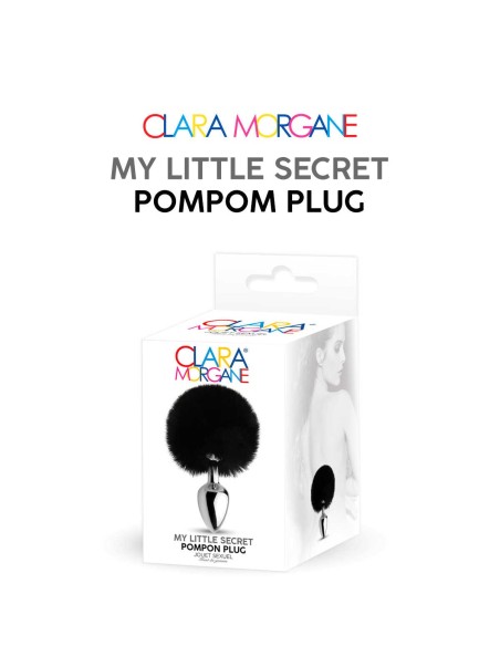 Mijn kleine geheime pomponplug - zwart