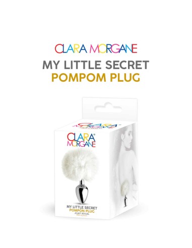 My little secret pompom plug - white