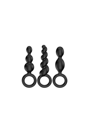 Satisfyer Booty Call anal plug 3 pcs - Black