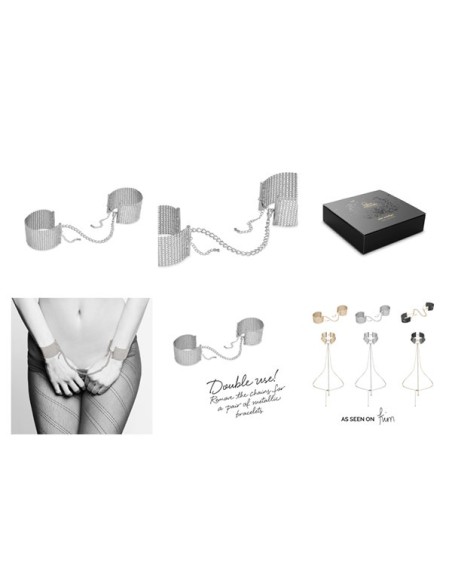 Metallic Desire - Handboeienarmbanden - Zilver