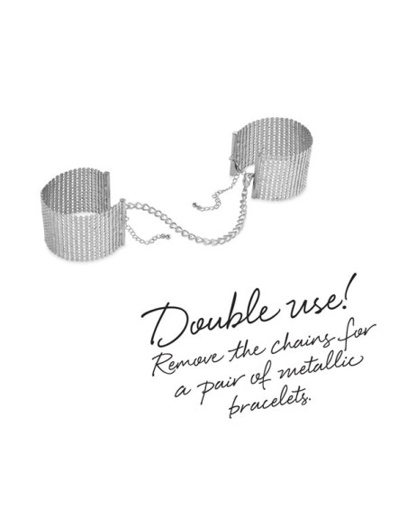Metallic Desire - Handboeienarmbanden - Zilver