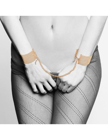 Deseo Metálico - Pulseras Esposas - Oro