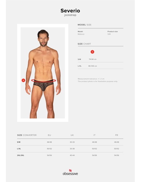 Severio Jockstrap - Zwart