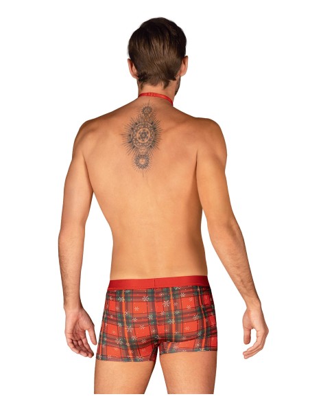Mr Merrilo - Rode boxershort en vlinderdas