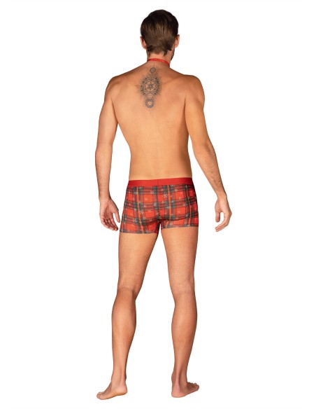 Mr Merrilo - Rode boxershort en vlinderdas