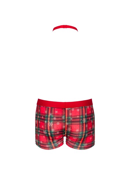 Mr Merrilo - Rode boxershort en vlinderdas