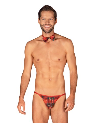 Mr Merrilo - Red thong and bow tie