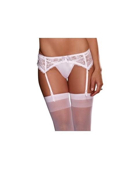 Lace suspender belt - DG8735WHT