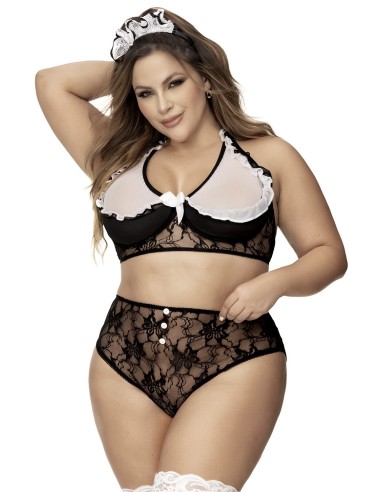 Disfraz de Sirvienta Sexy, Talla Grande - MAL60005XCOS