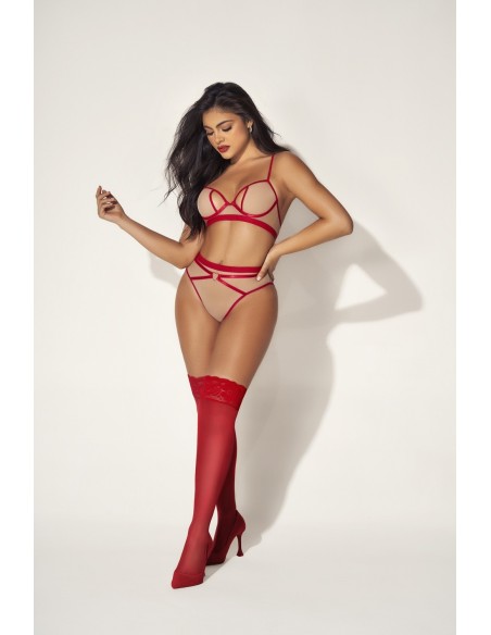 Tweedelige set van vlees en rood - MAL8820NRE