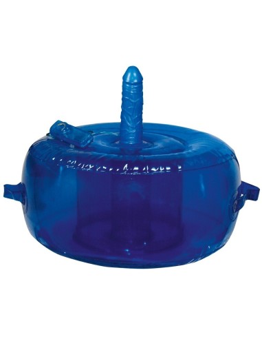 Blue inflatable cushion with integrated vibrator - R565377