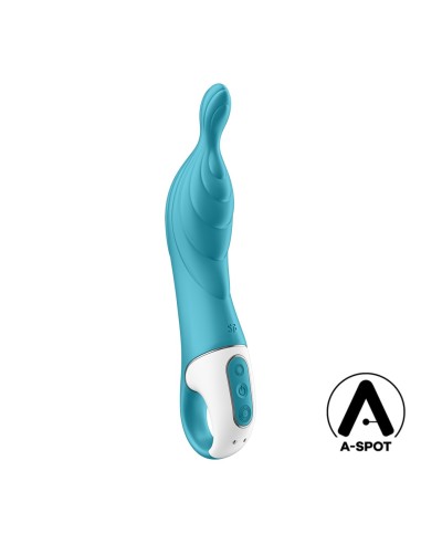 A-Mazing 2 Satisfyer Turquoise Point A Gegroefde vibrator - CC597767