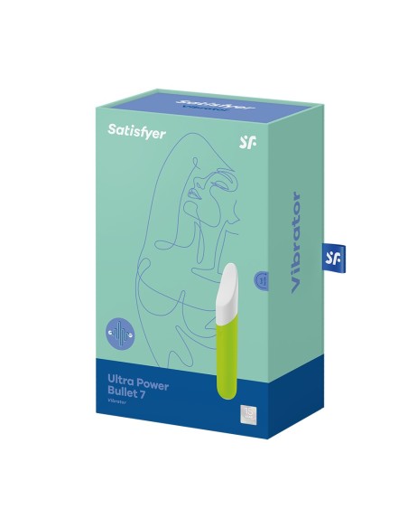 Satisfyer Ultra Power Bullet 7 Green USB Vibrator - CC597742