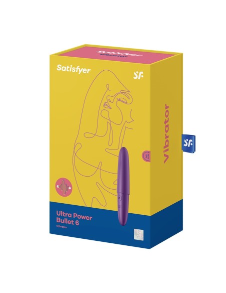 Satisfyer Ultra Power Bullet 6 USB Paarse vibrator - CC597740