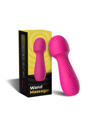 Potente vibrador de masaje con varita rosa – USK-W03PNK