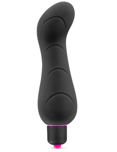 Waterdichte zwarte 7-speed gebogen G-spot vibrator - CC5740010010