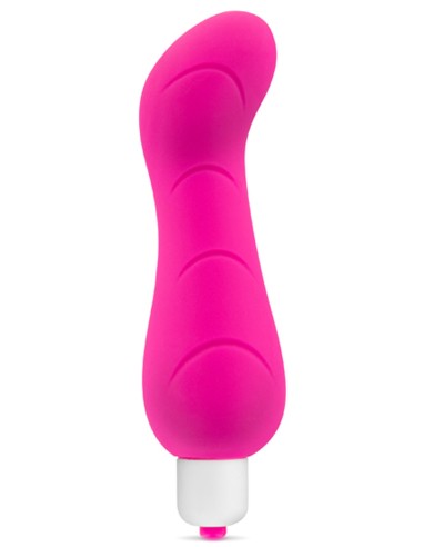 Vibrador rosa resistente al agua con punto G curvo de 7 velocidades - CC5740010050