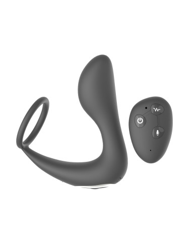 Remote-controlled prostate stimulator with micro electric shock and voice control option JUNO - WS-NV526