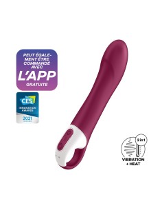 Satisfyer Big Heat Red USB Connected Heating Vibrator - CC597784