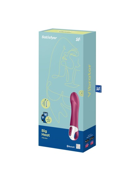 Satisfyer Big Heat Red USB Connected Heating Vibrator - CC597784