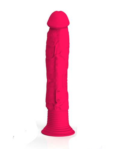 Vibrador consolador ventosa rosa llamativo 10 velocidades - YOJ-040FUS