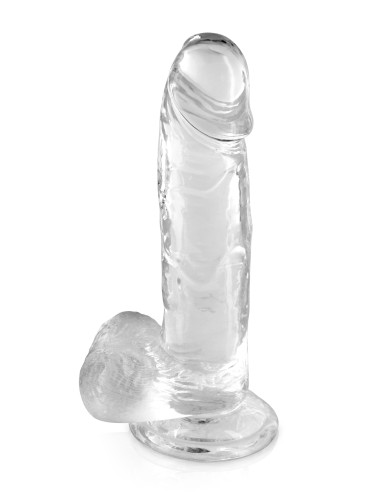 Transparent jelly dildo suction cup size L 20cm - CC570124