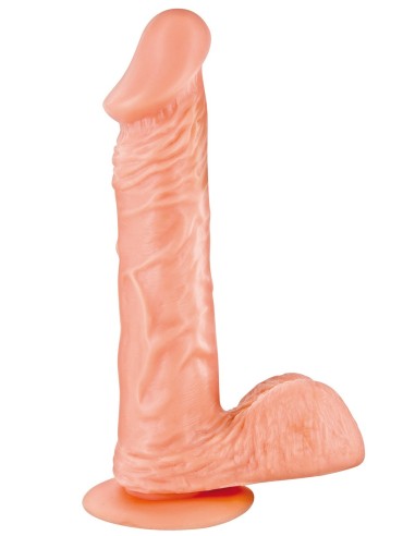 Realistische geaderde dildo met testikels en zuignap 21cm - CC5141132194