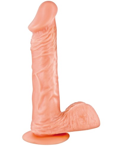 Realistic veined dildo with testicles and suction cup 18cm - CC5141131194