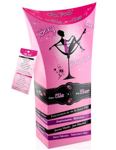 Caja de regalo chica sexy juguetes sexuales juego crema placer gadget - CC597199