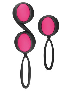 Set zwart roze Geisha ballen met verwijderbare ballen - CC5260020010