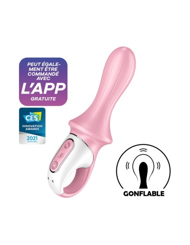 Pink connected inflating anal vibrator USB Air Pump Booty 5 Satisfyer - CC597803