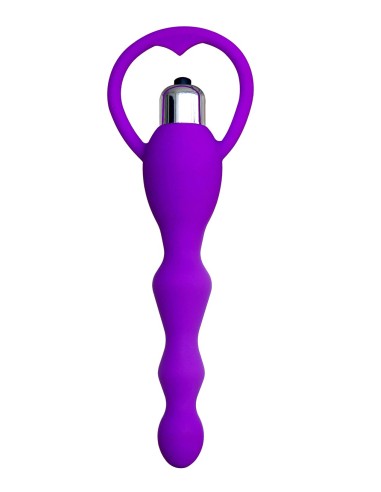 Chapelet anal violet vibrant - AOP-057PUR