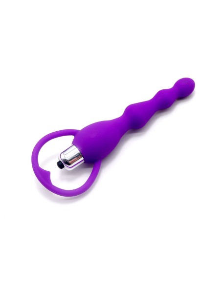 Bolas anales vibrantes moradas - AOP-057PUR