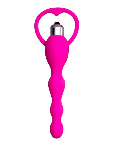 Chapelet anal rose vibrant - AOP-057PNK